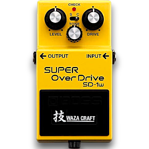 ギター HUMBLE SUGAR HAYASHI CRAFT OVER DRIVE Boss Super Overdrive Waza Craft SD-1W Pedal | Brush Creek Guitars