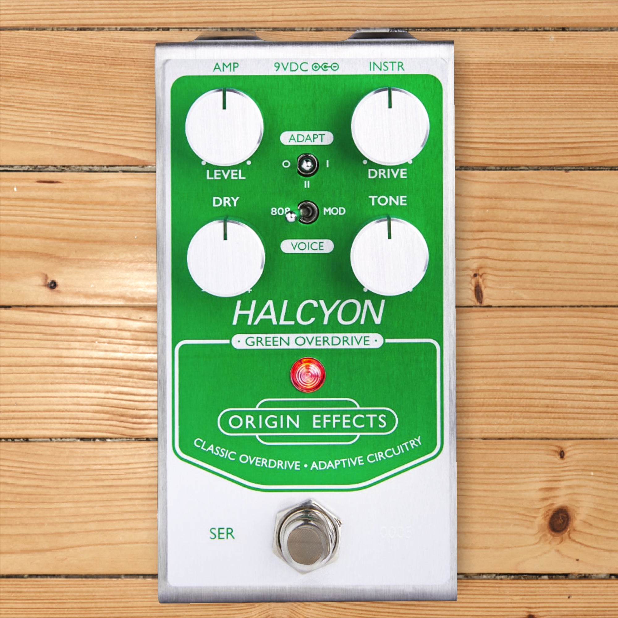 Origin Effects Halcyon Green Overdrive Pedal
